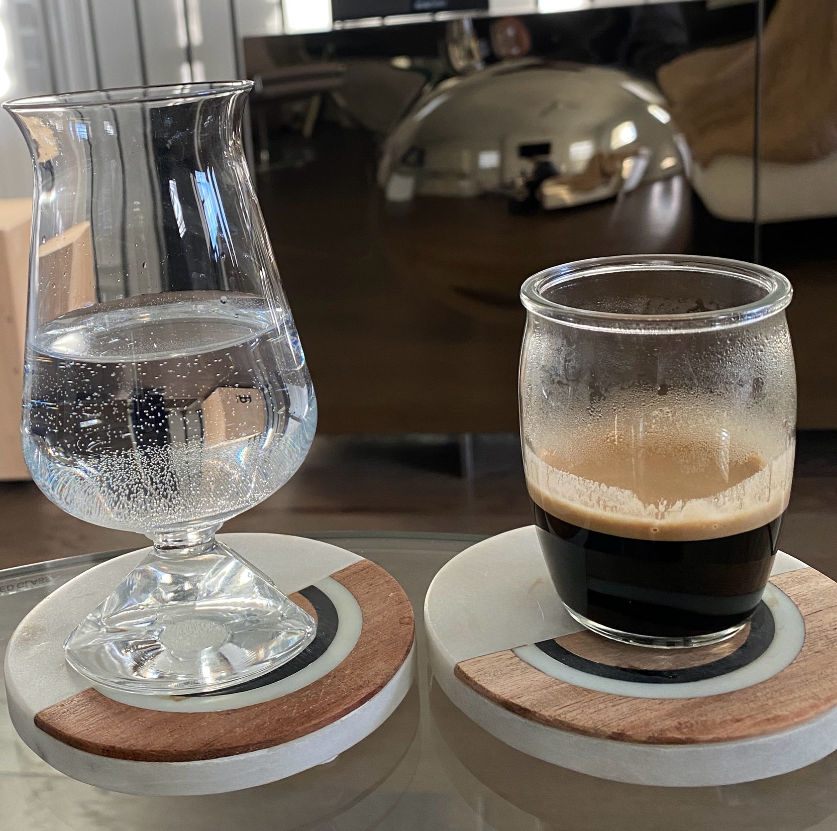 Reveal Espresso Glass